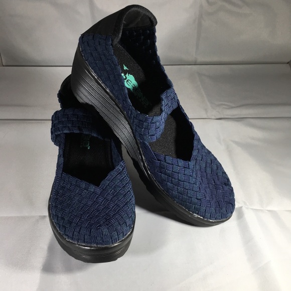 Serene Island Sovana Navy Dark Blue Mary Janes - Picture 2 of 6